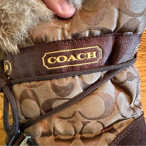 COACH Boots With Fur Upper line | Size 6.5M - Picture 3 of 8